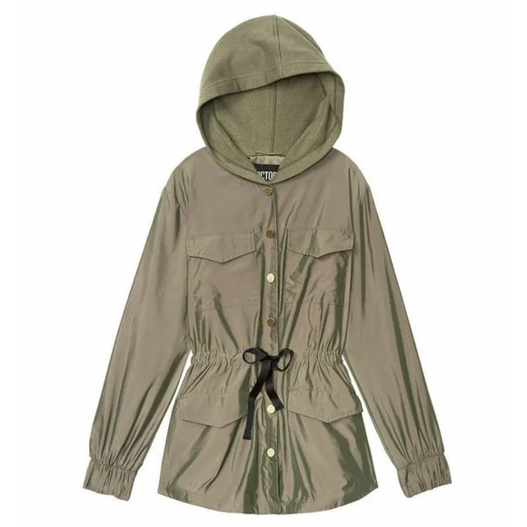 Victoria Secret Sport lightweight hooded green track suit size XS * wom114 - Picture 2 of 14